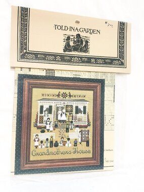 Grandmothers House Counted Cross Stitch Pattern Told In A Garden TG43 NOS